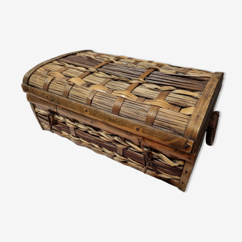 Rattan box from 1970