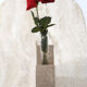 Fratelli Manelli style Travertine and glass test tube vase