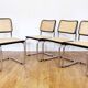 Set de 4 chaises Marcel Breuer B32 années 70