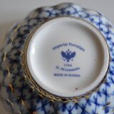 2 Russian Lemonosov porcelain tea cups