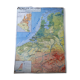 Old vintage school map MDI 1966 Belgium Luxembourg benelux