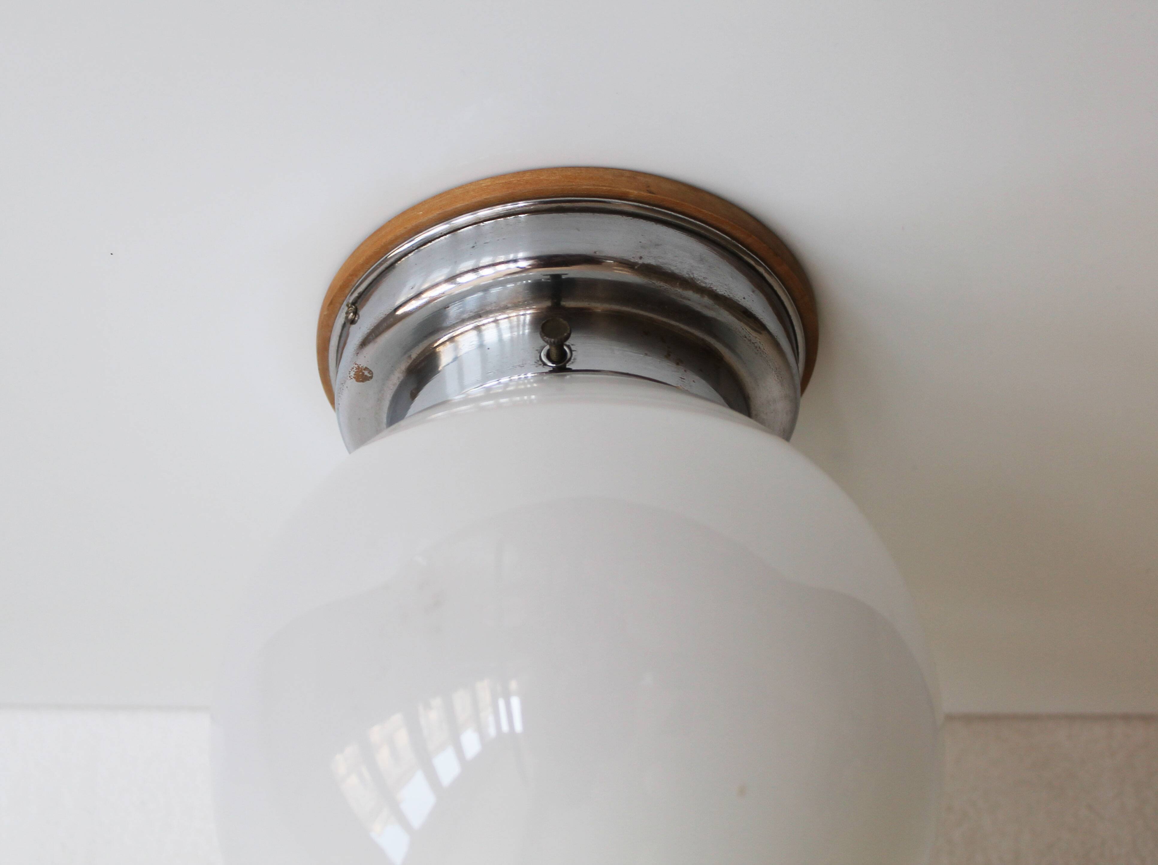 Pair of 1930s Modernist Ceiling or Wall Lights