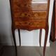 Louis XV style bedside table in rosewood marquetry