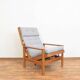 Mid-Century Danish Oak Armchair by Leif Alring for Madsen & Schubell, 1960s