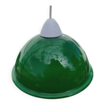 Green opaline pendant light