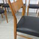 Set of 6 Scandinavian chairs teak 60s vintage