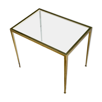 Brass coffee table from Deutsche Werkstätten