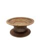 Centre de table, coupe en osier, Italie 1960