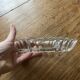 Set of 3 cut glass aperitif bowls - old, vintage
