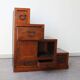 Meuble escaliers, en bois massif, mid century.
