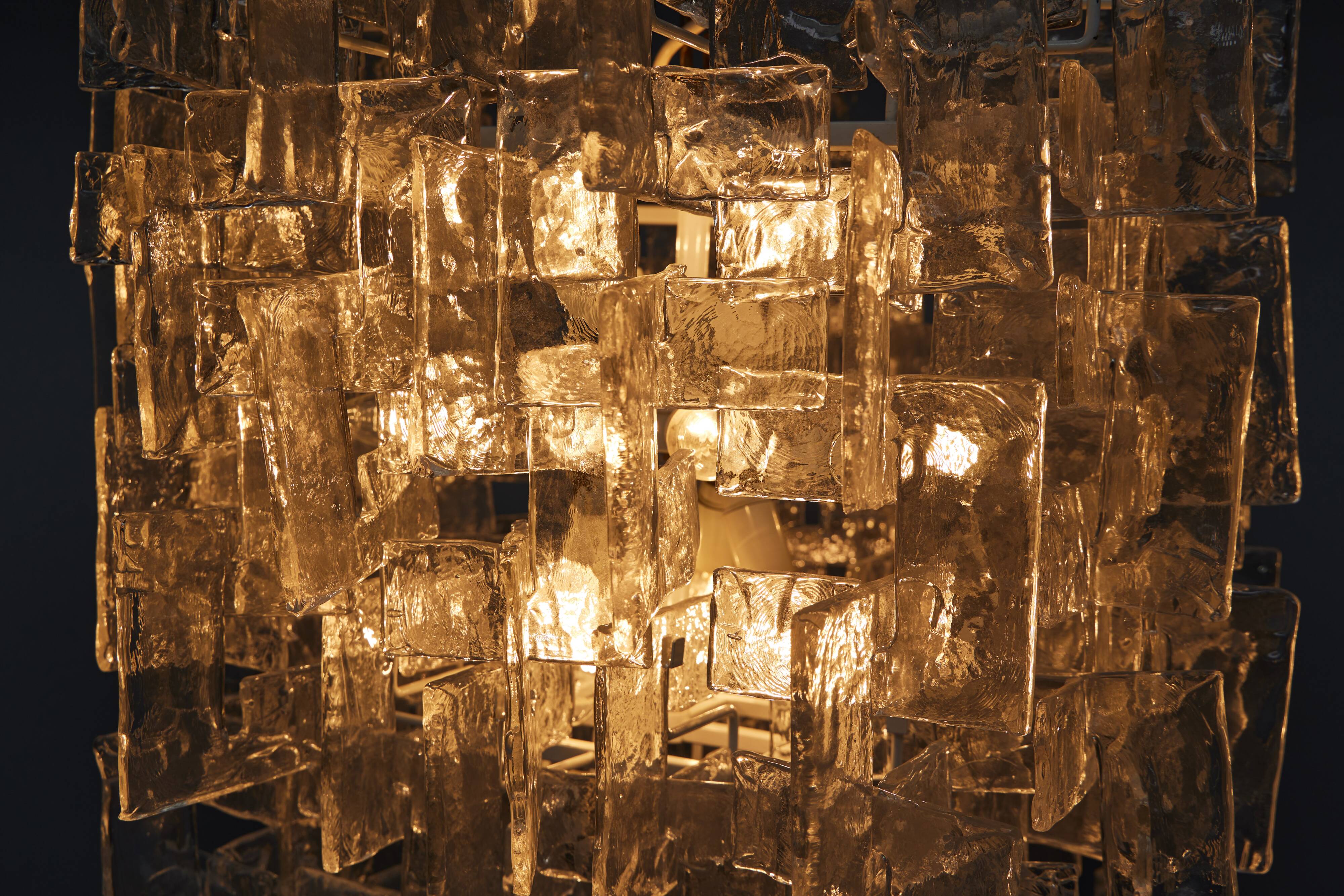 Large Chandelier by Carlo Nason for Mazzega, Italy, 1960s