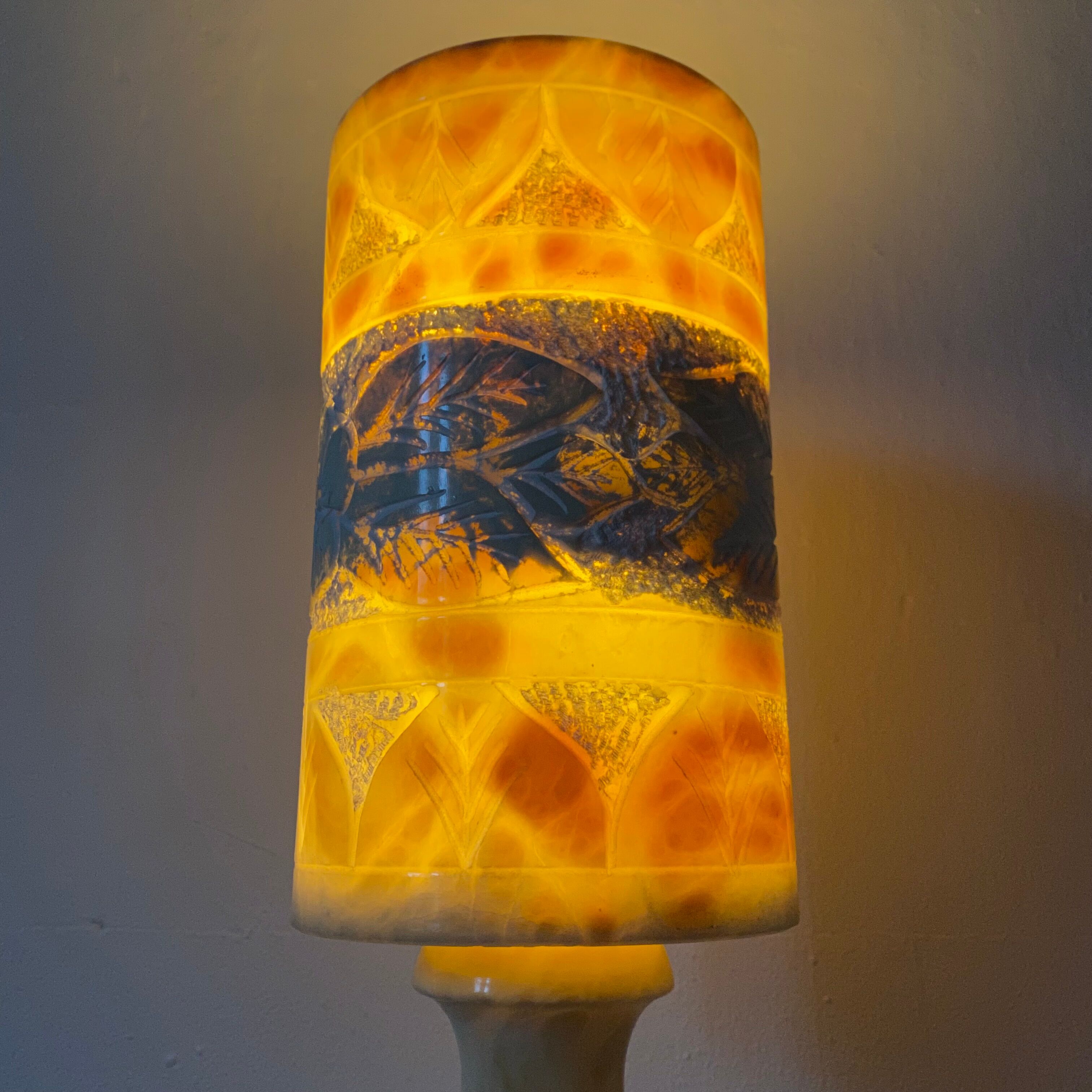Vintage alabaster lamp