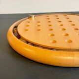 Vintage solid beech solitaire game