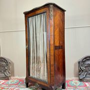 Vitrine En Marqueterie D’époque Transition XVIII Eme Siècle