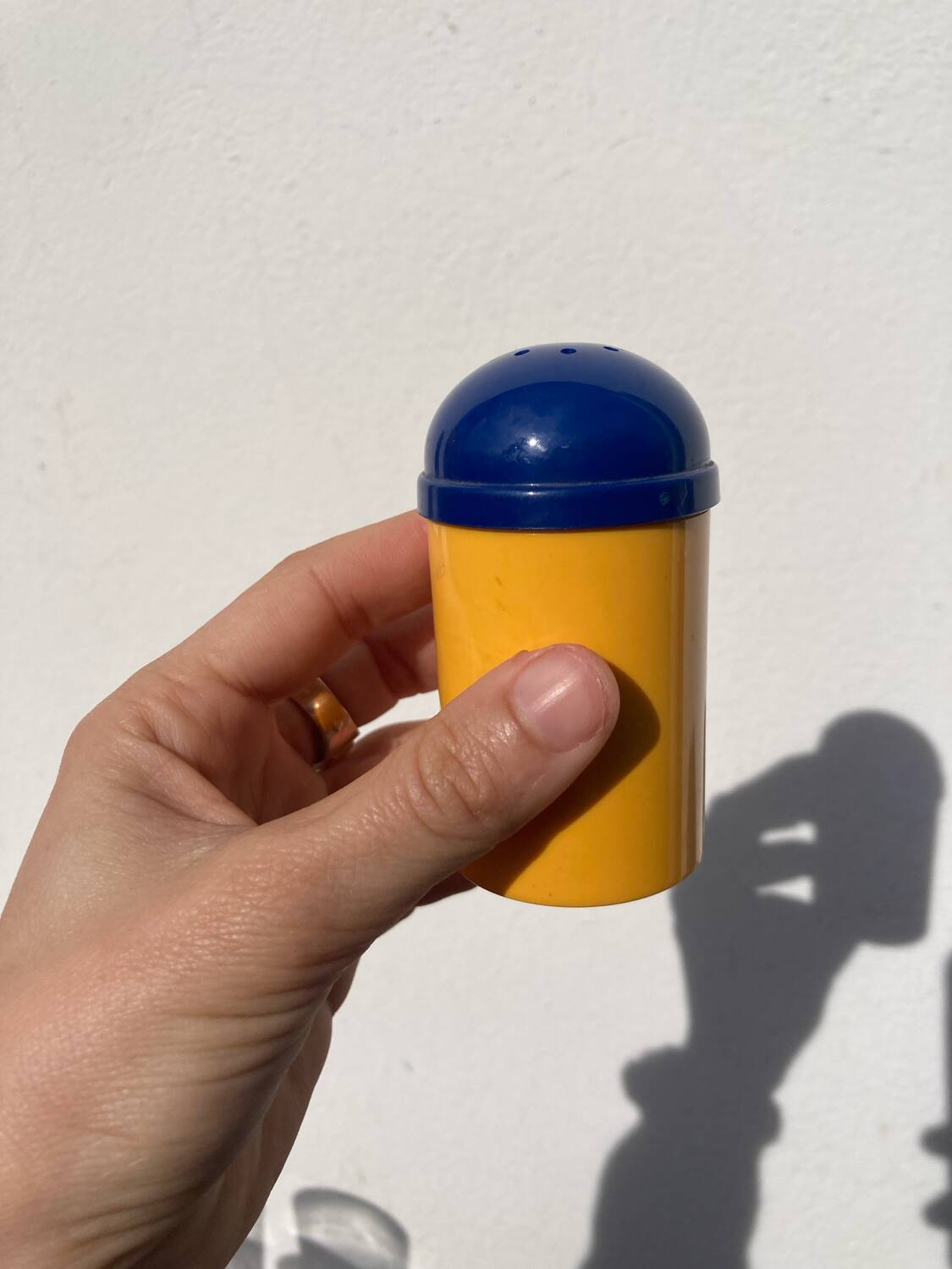 Salière et poivrière 80s multicolore