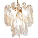 Lustre en verre de Murano