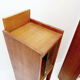 Large vintage glass library mid-century - 1960s