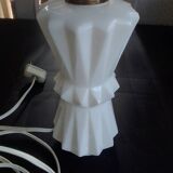 Art Deco opalescent glass lamp base