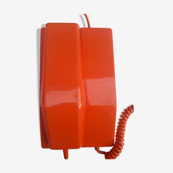 Ancien téléphone orange vintage contempra neuf