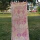 Vintage Turkish hallway rug 80x412 cm
