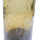 Vintage Bandor bubble vase – amber blown glass – 1960s design – decoration