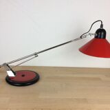 Articulated desk lamp Aluminor large model, red