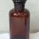 Bottles of pharmacy in amber glass, capacity 1 liter