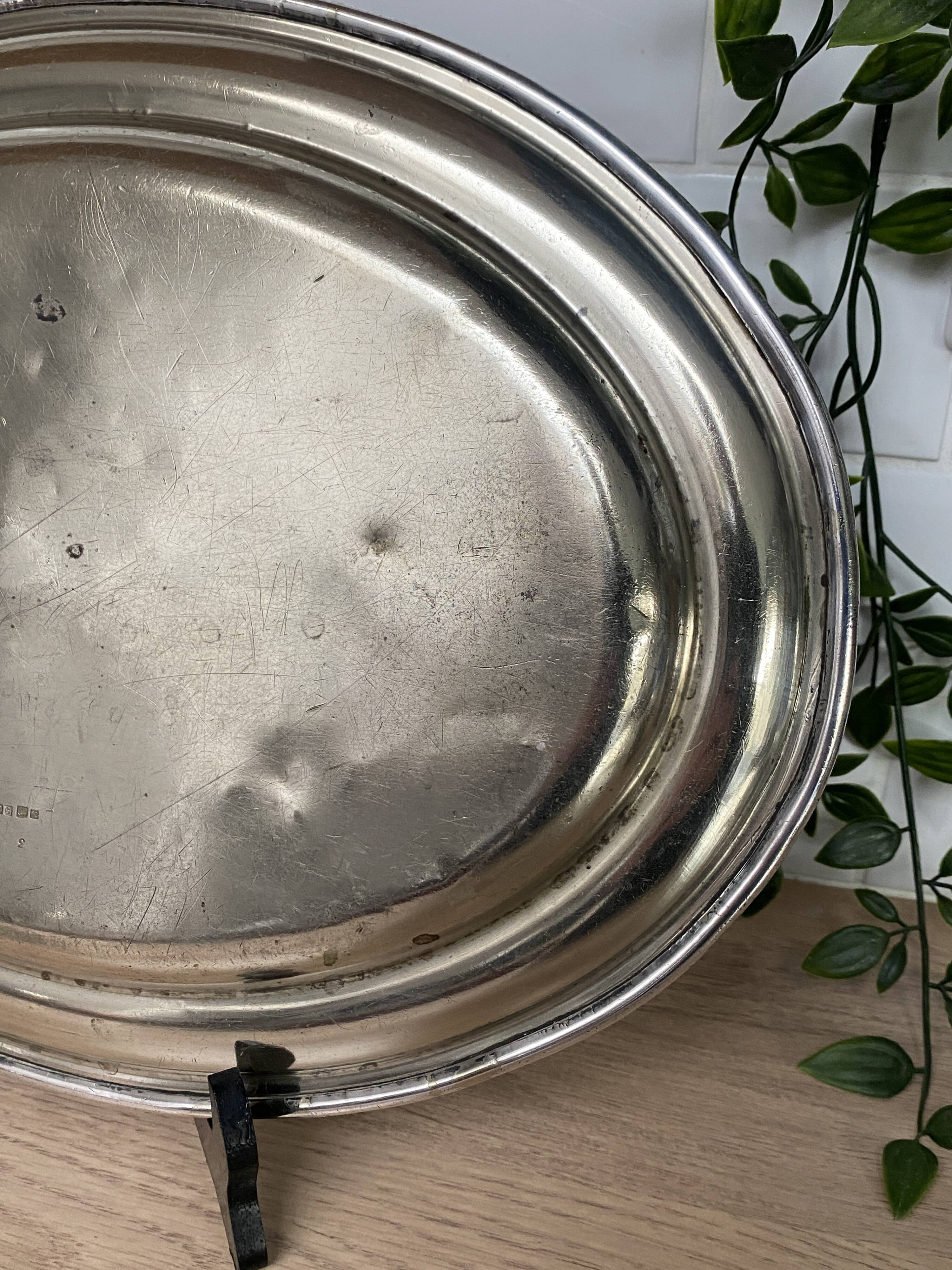 Silver-plated serving dish from the Hôtel des Anglais in Le Touquet