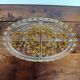 Vintage aperitif plate in glass from West Germany.