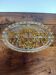 Vintage aperitif plate in glass from West Germany.