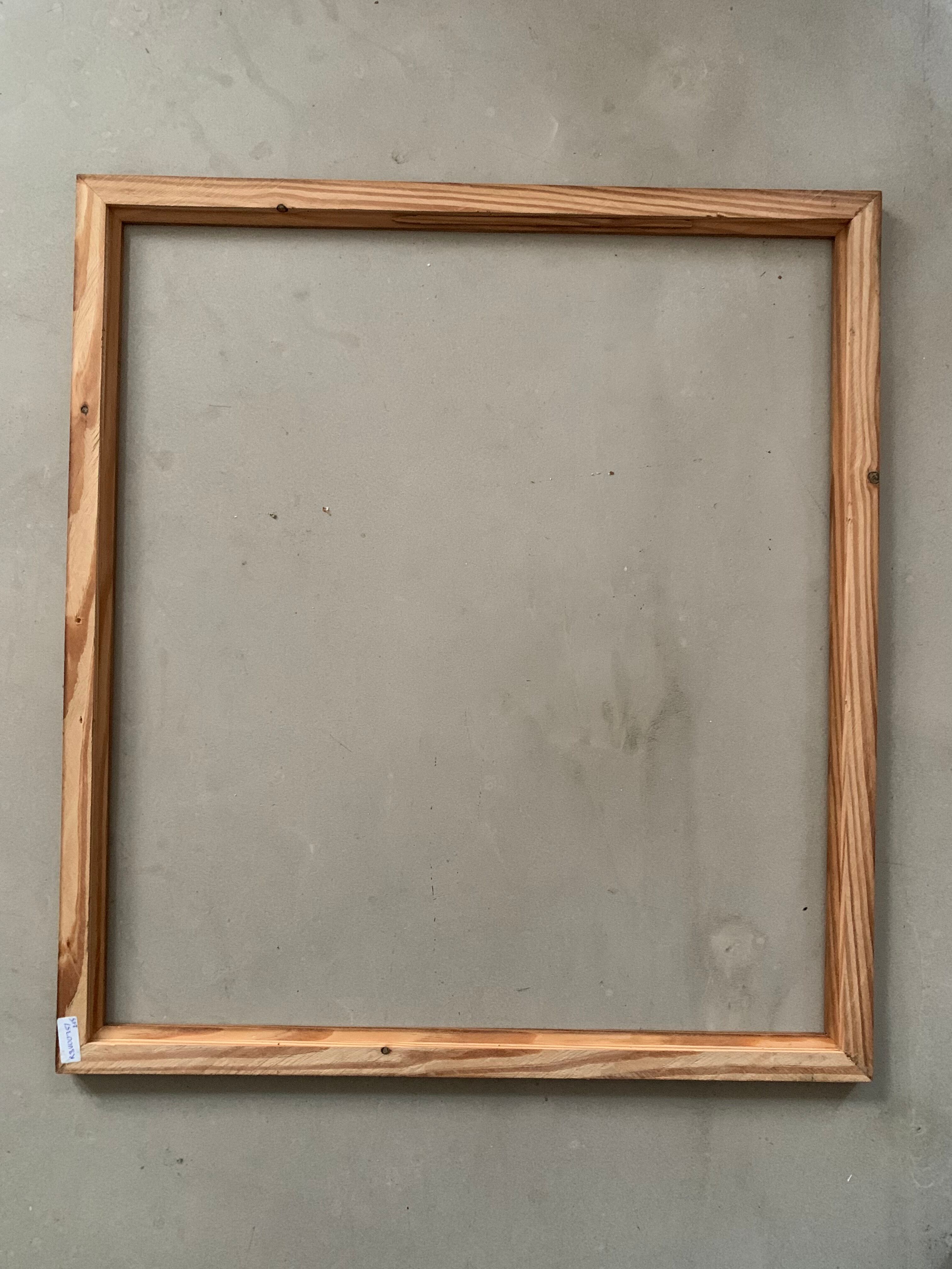 Frame in pine / old wood 52x58cm