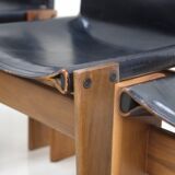 Set of 6 "Monk" Chairs by Afra & Tobia Scarpa for Molteni 70's