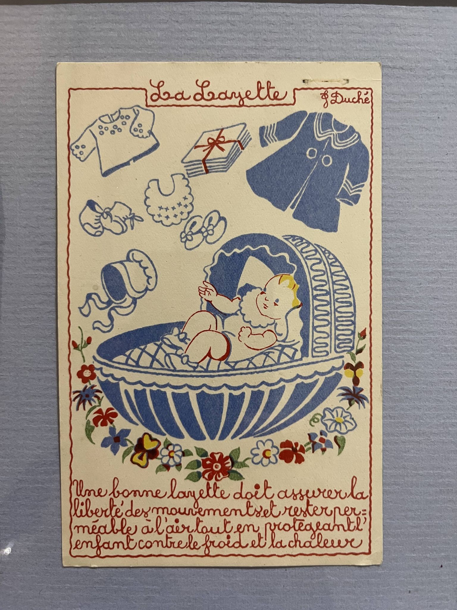 3 illustrations anciennes de puériculture encadrées