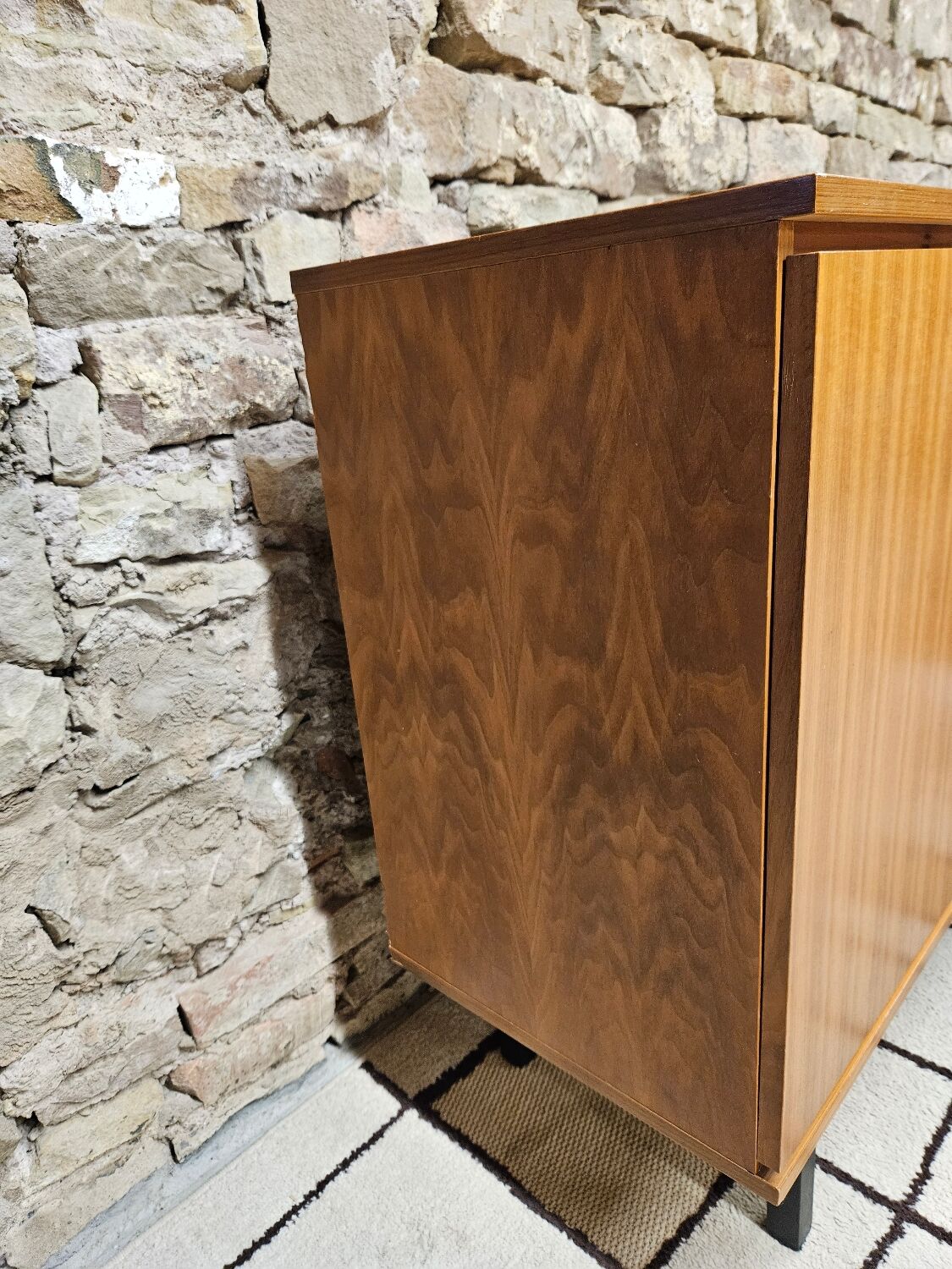 Sideboard in teak veneer 1970