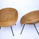 Rattan armchairs 1950