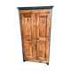 Wood and zinc cabinet