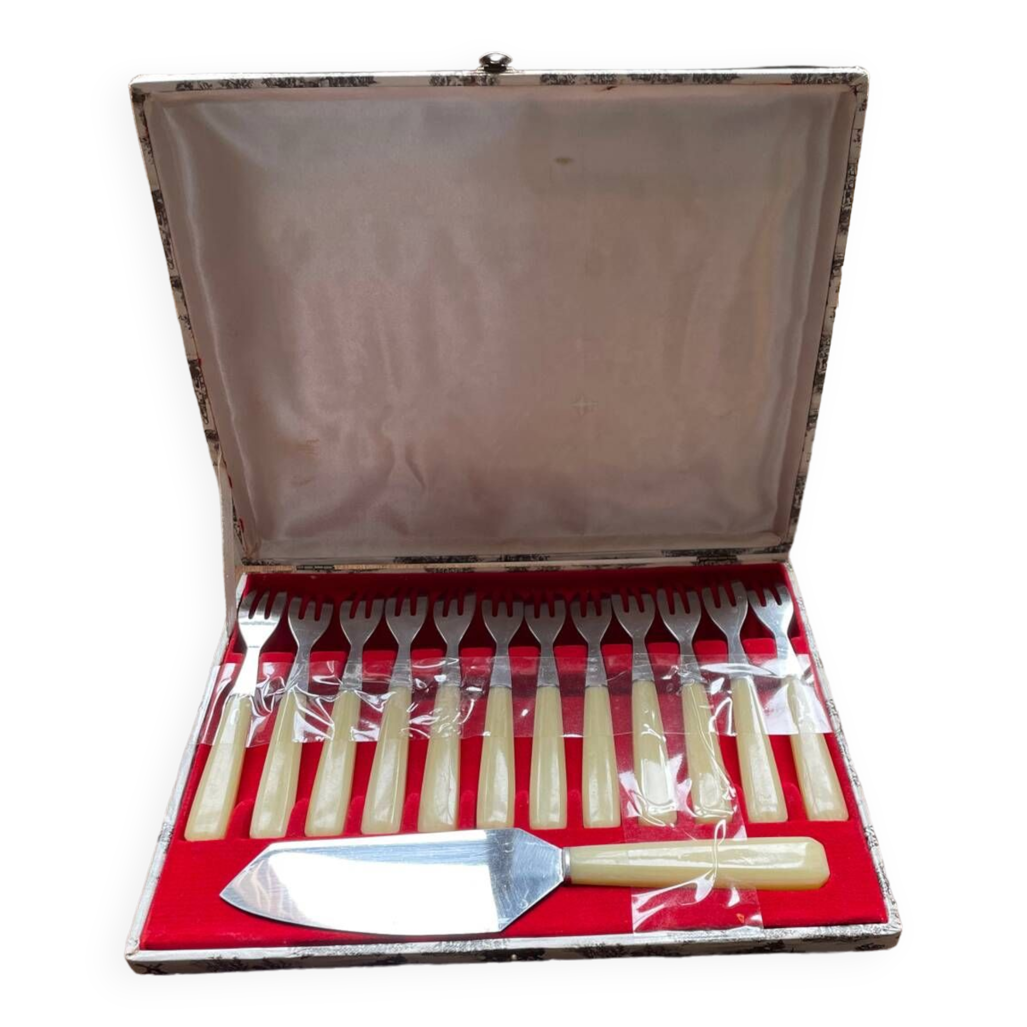 Dessert forks and pie server original box
