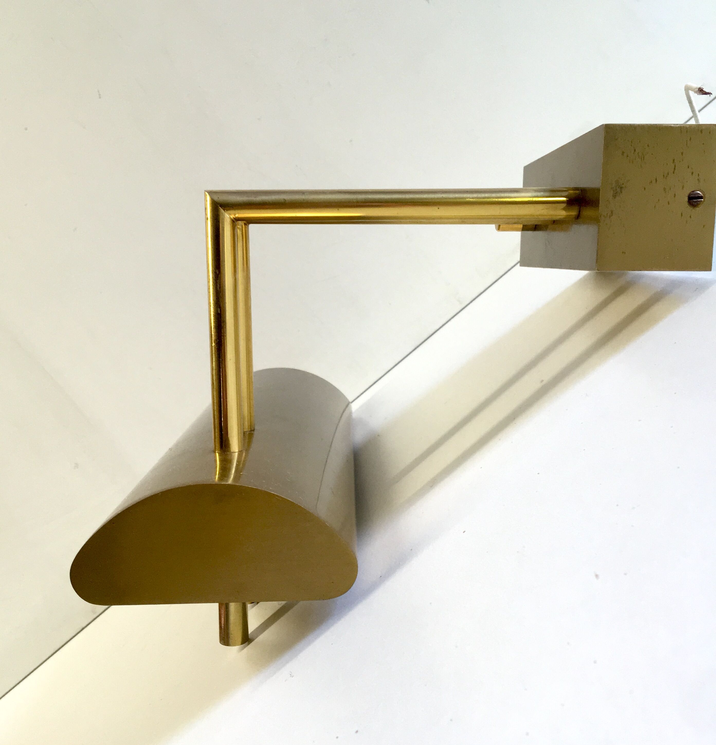 Halogen wall sconce by Lucien GAU - 70s/80s