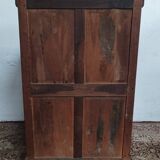 Louis Philippe secretary in oak and burr walnut