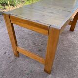 Charlotte Perriand dlg pine table from the 60s