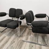Mid-century restored armchairs