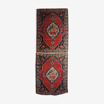 Ancient Persian Carpet Tabriz handmade 52cm x 143cm 1910