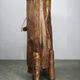 1960s French Brutalist Sculptural Solid Elm Wood Tree Trunk Cabinet