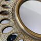 Round copper mirror