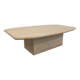 Vintage travertine coffee table from the 80s