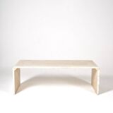 Vintage coffee table in travertine 1970s