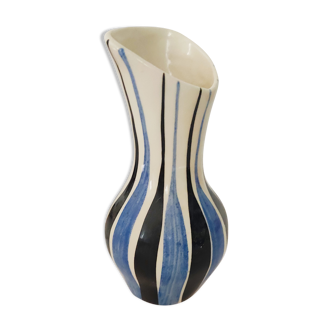 Ceramic vase signed poet laval