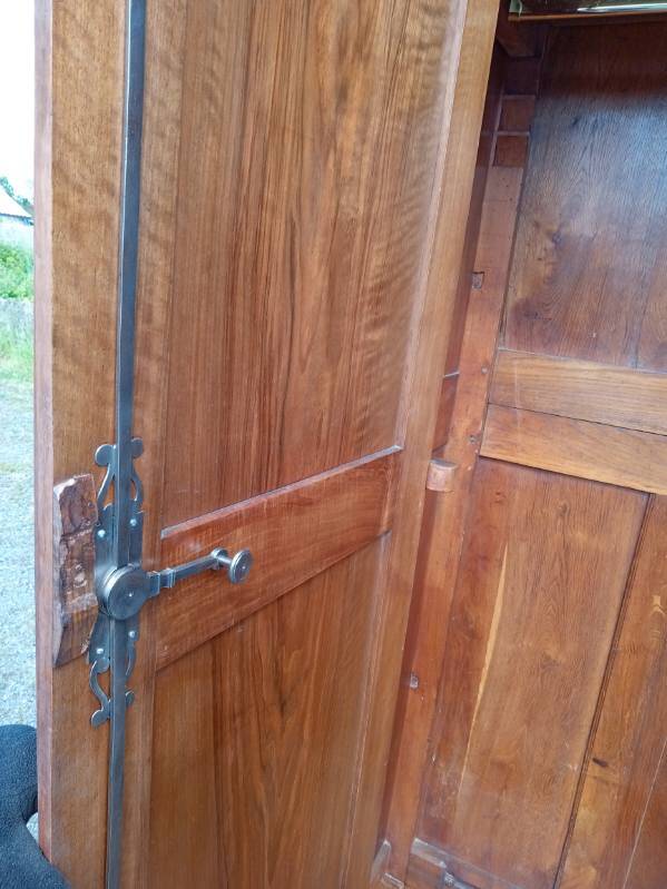 Walnut restoration cabinet