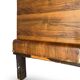 Commode italienne Art déco en ronce de noyer, années 1930