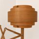 Vintage wall lamp, pine slats, Hans Agne Jakobsson Sweden 1970